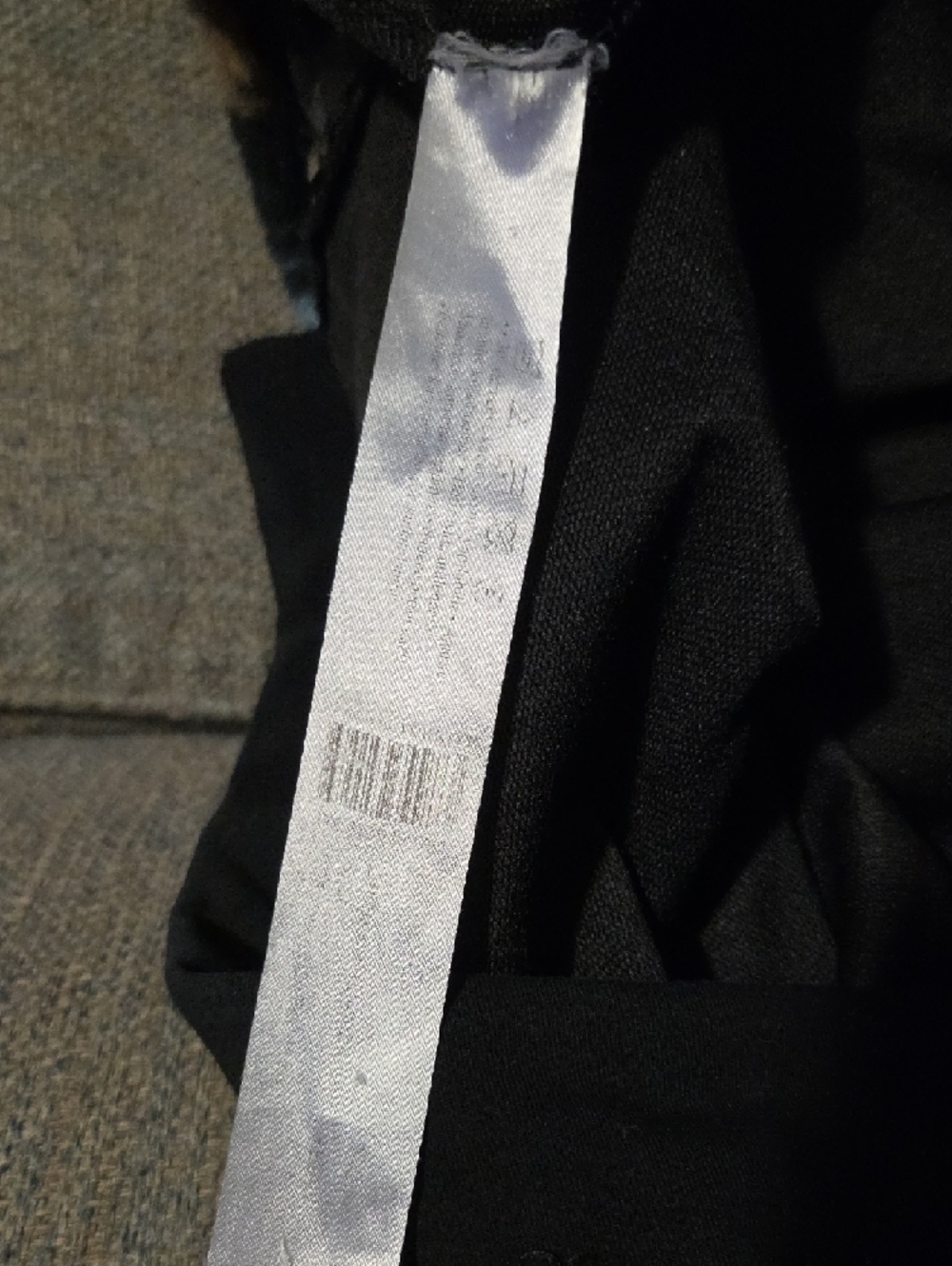 Black Long Zip-Front Women's Coat - Picture 7 of 9